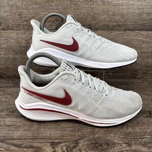 Nike Air Zoom Vomero 14 Shoes Women's 8 Gray Red Running CW9068-013